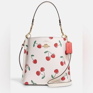 Coach cherry purse bag satchel crossbody